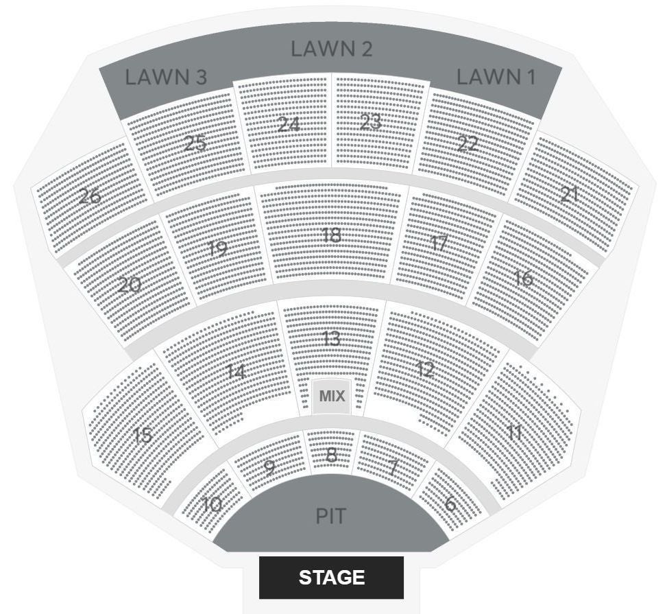 Seating Charts Bankplus Amphitheater